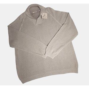 Paradise Collection Men's New Khaki Collar Sweater Size XXL New With Tags